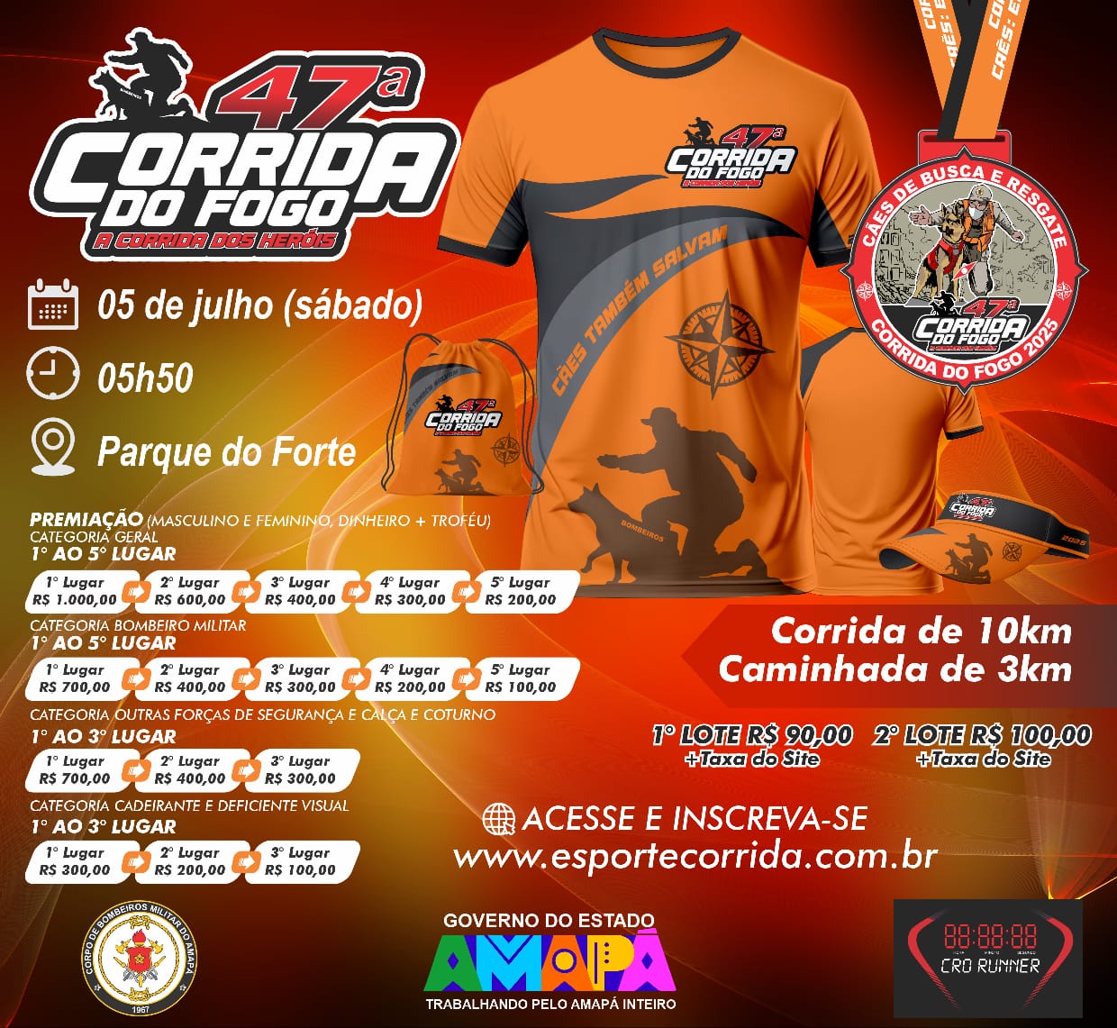 47ª CORRIDA DO FOGO - MACAPÁ-AP