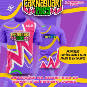 I Corrida do Carnaguari em Ferreira Gomes com mais de 1000 atletas Atletas participando da corrida de rua em Ferreira Gomes Amapá Largada da I Corrida do Carnaguari 2025