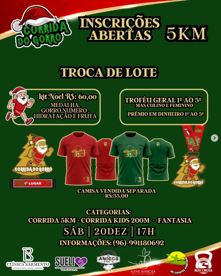 CORRIDA DO GORRO - 2025